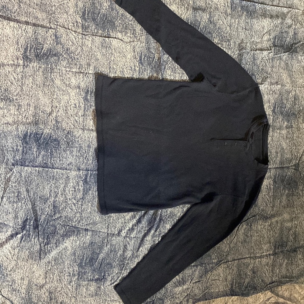 Navy Blue long sleeve thermal
